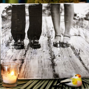 How To Make Your Own Canvas Portrait by A Beautiful Mess