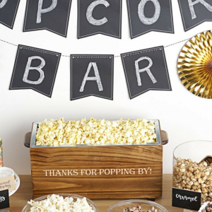 Popcorn Bar by A Bride On A Budget
