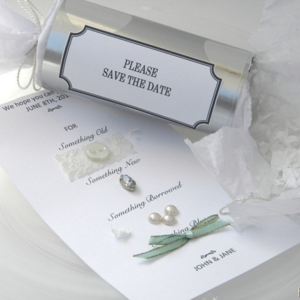 Wedding Save The Date Announcements by Carolyn's Homework
