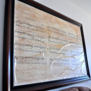 Wedding Song Art DIY By Cleverly Inspired