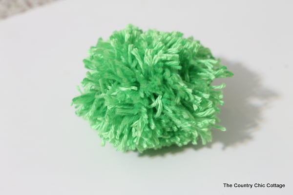 How to Make Pom Pom Keychains - Angie Holden The Country Chic Cottage