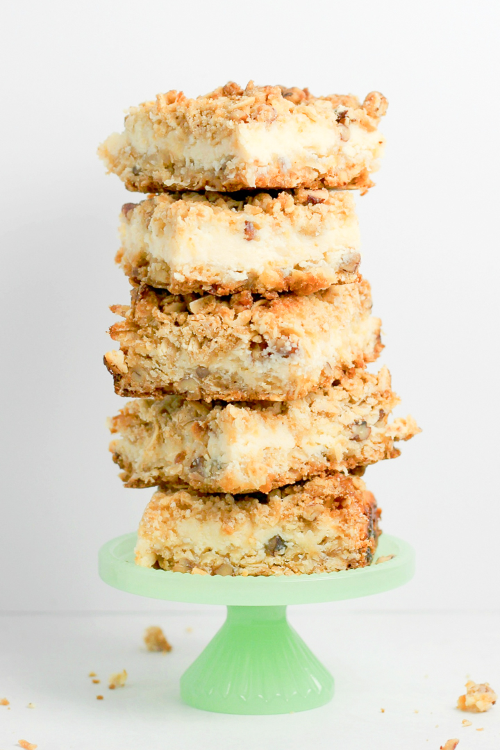 stacked crunchy lemon squares