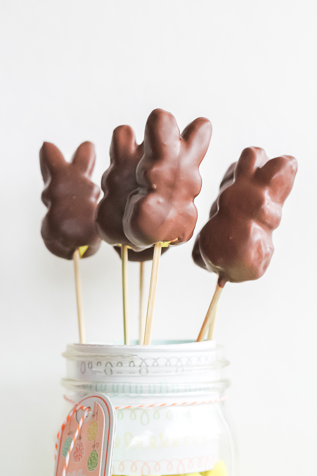chocolate-covered bunny peeps