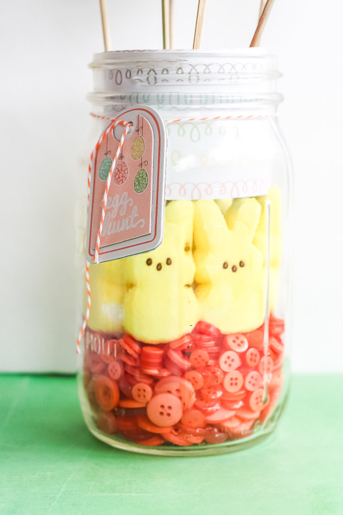 how to make a peeps mason jar in minutes