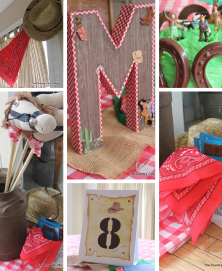 Cowboy Birthday Party - The Country Chic Cottage - Square Image