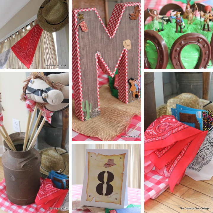 Cowboy Birthday Party - The Country Chic Cottage - Square Image