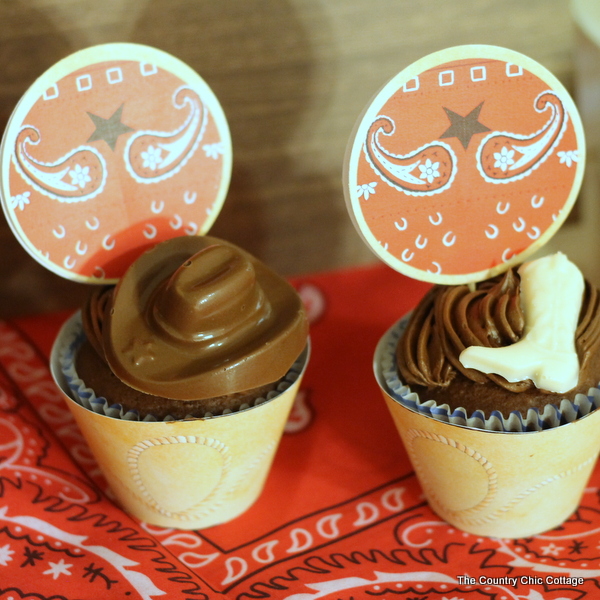 cowboy cupcakes 