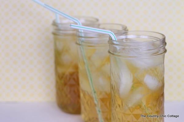 Great sweet green tea recipe from a southern girl -- she says her entire family loves to drink it!