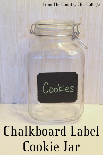 Chalk paint jar labels