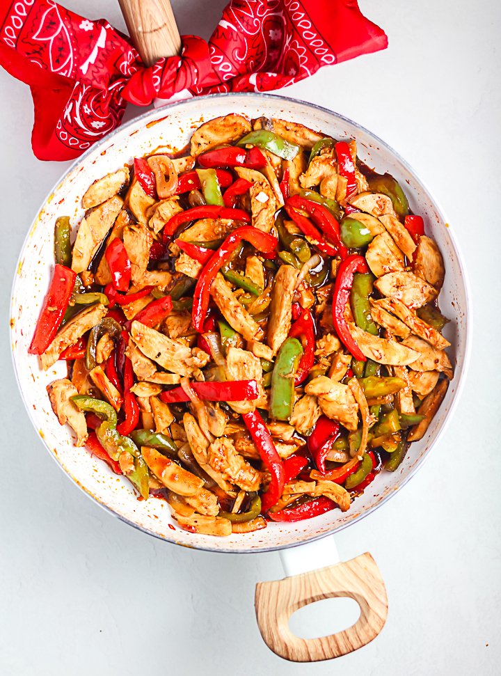 chicken pepper stir fry