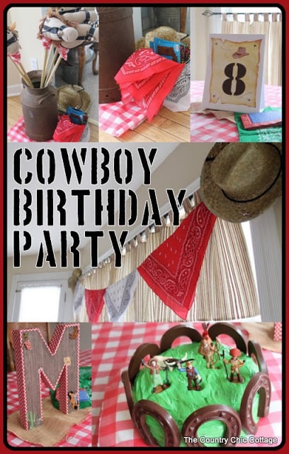 Cowboy Birthday Party Decorations and Ideas