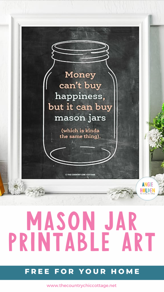 free mason jar printable art
