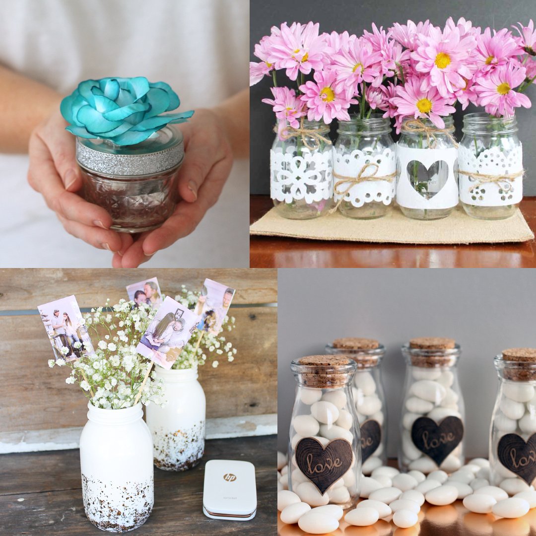 Over 80 Mason Jar Wedding Ideas