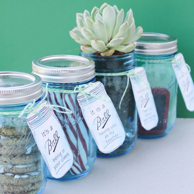 Teacher Appreciation Gift Ideas in a Mason Jar Angie Holden The