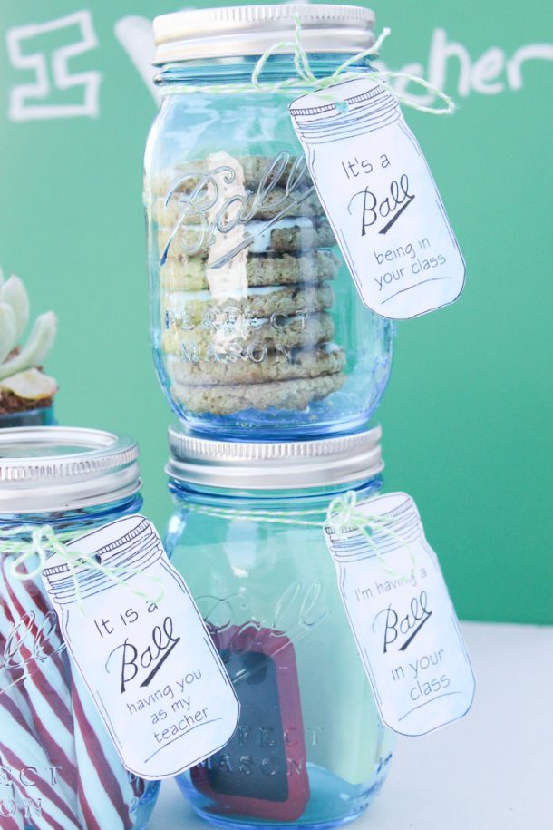 Teacher Appreciation Gift Ideas in a Mason Jar Angie Holden The