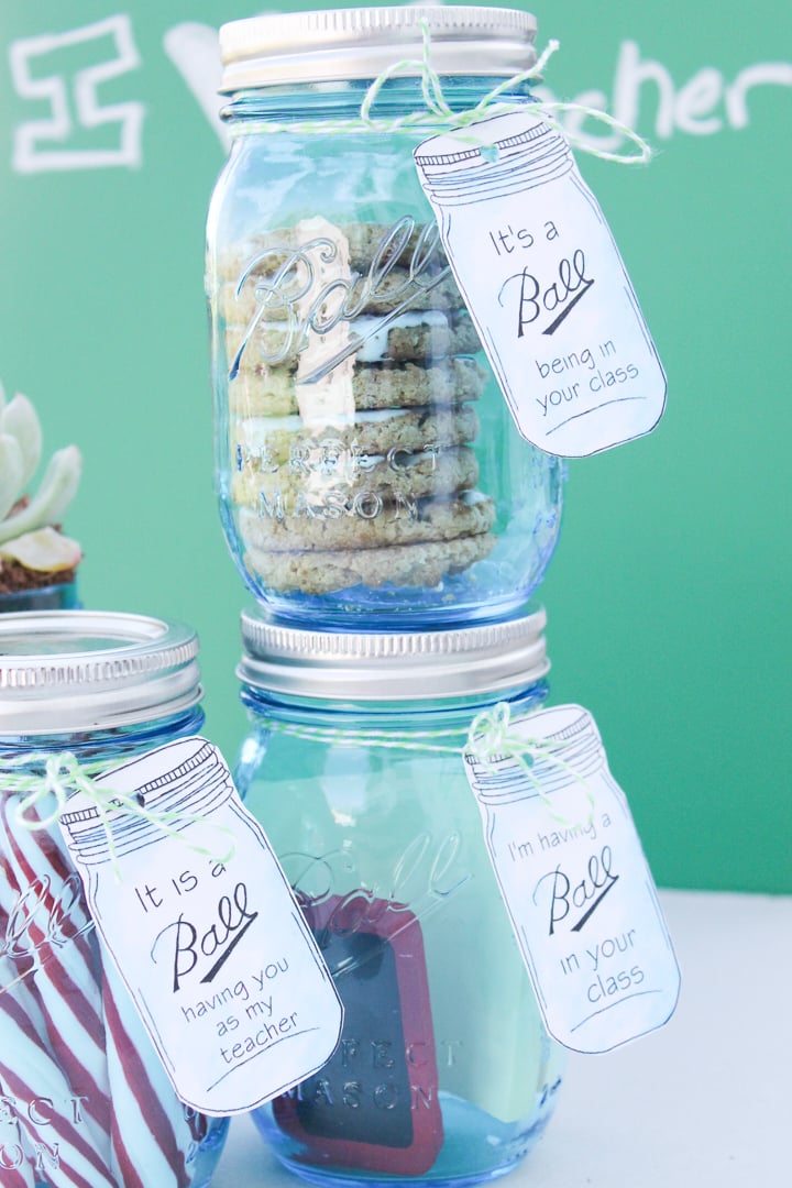 teacher appreciation gifts in a jar