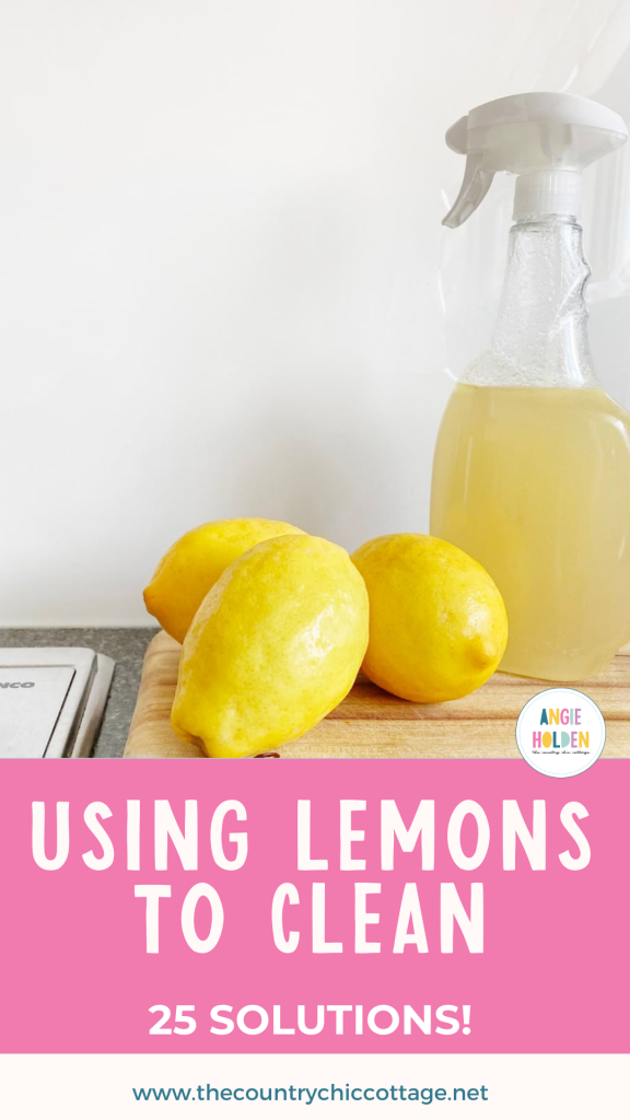 using lemons to clean