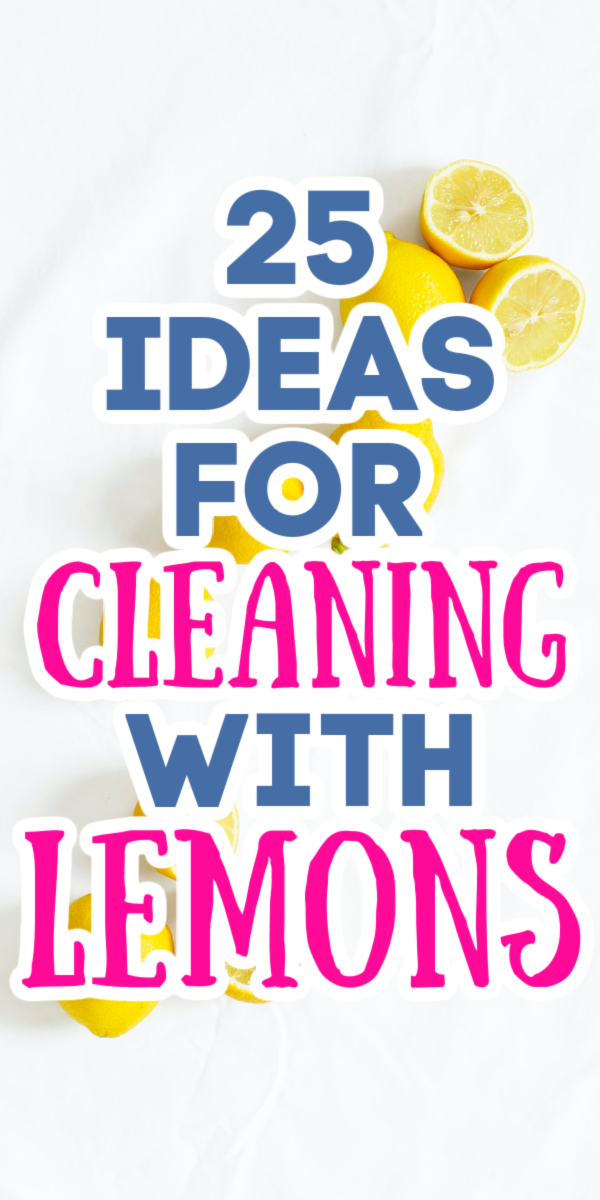 using lemons to clean