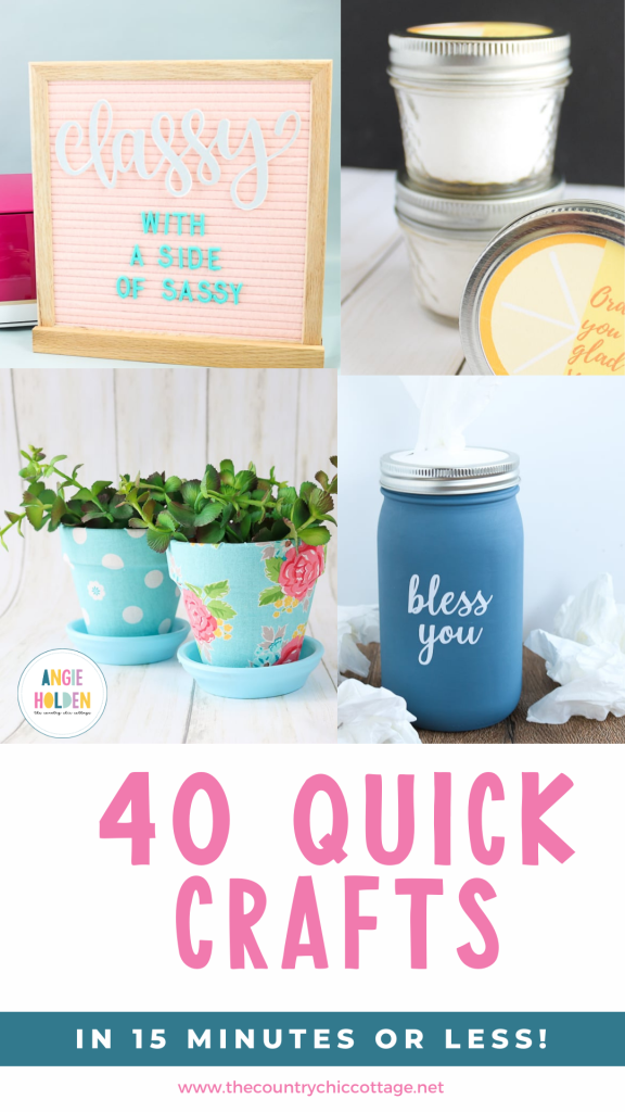 40 quick crafts