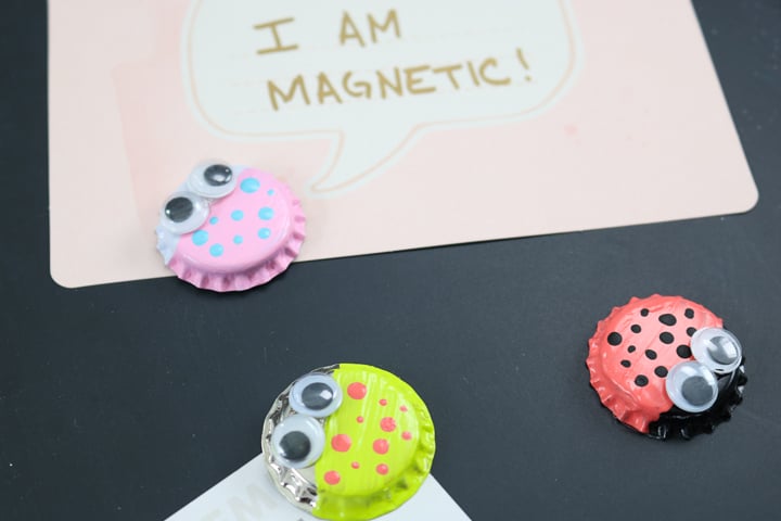 How to Make Bug Magnets for Kids, DIY Recycle Craft