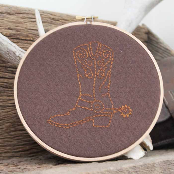 boot embroidery gift idea for Father's Day