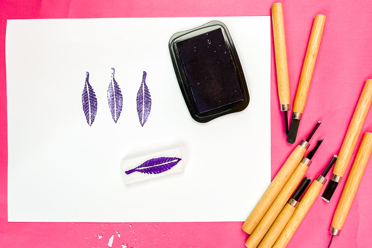 How to Carve Eraser Stamps in 15 Minutes or Less