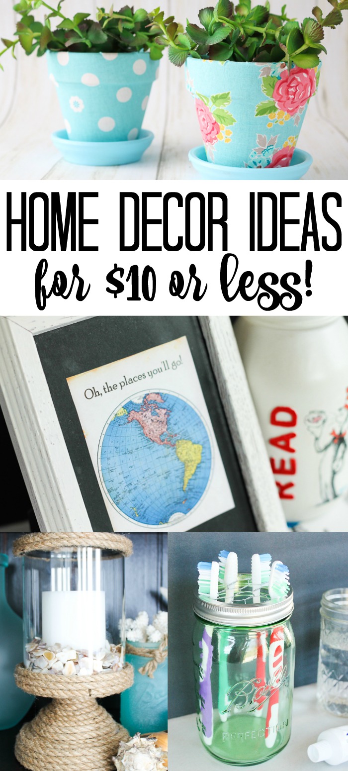 30 Cheap Home Decor Ideas Under $10