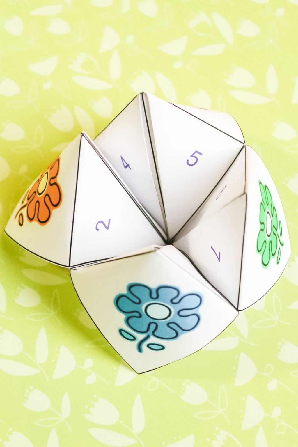 Easy Mother’s Day Fortune Teller Craft (Free Printable!) Angie Holden