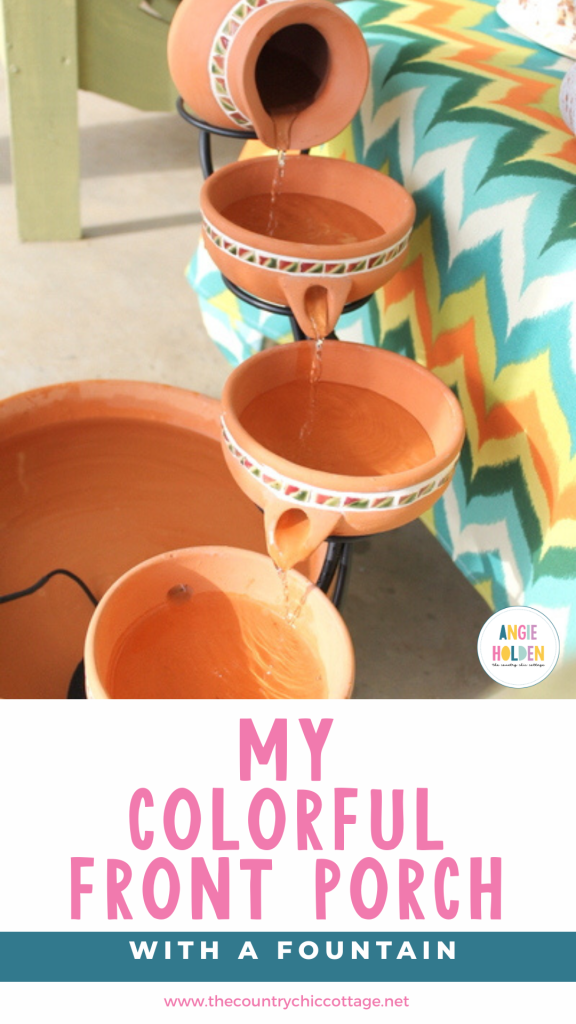 my colorful front porch transformation