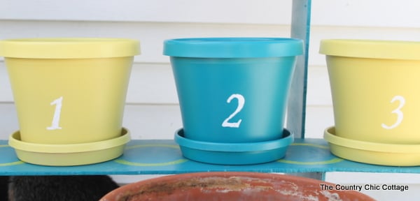 7 Ways to Customize your Planters with Paint -- great ideas with a video demonstration!