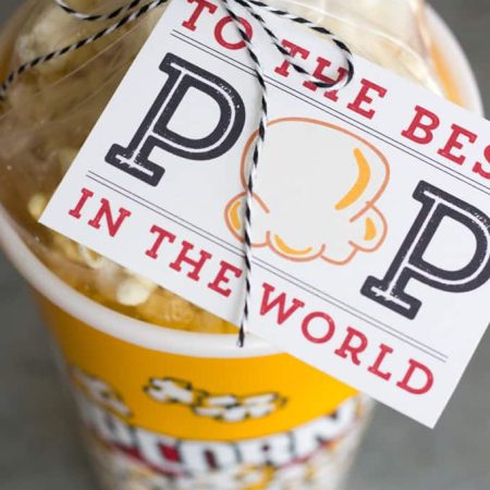 Easy Popcorn Gift For Father's Day by Tried and True Blog