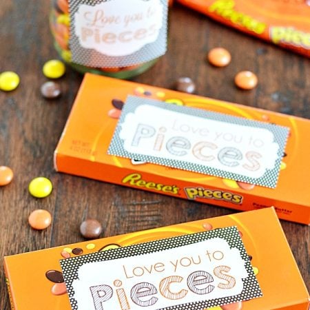 Love You To Pieces Printable by A Pumpkin and Princess