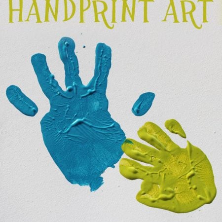 Mother's Day Handprint Canvas by 30 Minute Crafts