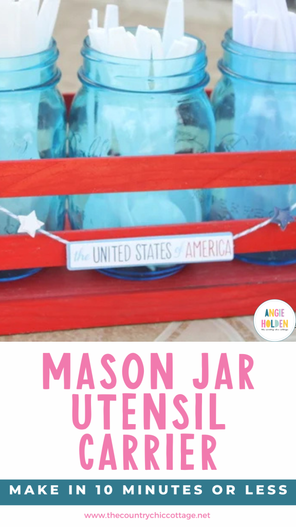 mason jar utensil carrier