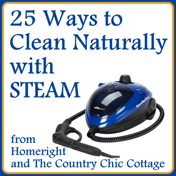 25 Ways to Clean Naturally with Steam The Country Chic Cottage