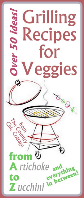 Grilling Recipes for Vegetables -- over 50 ideas for summer side dishes! Get inspiration from over 50 grilled recipes for everything from artichokes to zucchini. This collection contains all that plus so much more! A must read! 