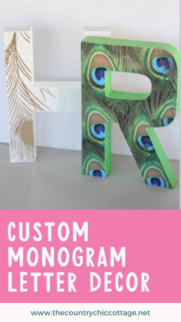Still Life Monogram -- a copycat of the Anthropologie original but for a fraction of the price. If you love that Anthro look in your home you will want to check out this great DIY tutorial on how to make you own still life monograms.