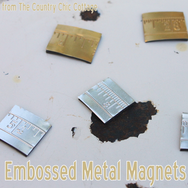 Make embossed metal with your Sizzix and embossing folders. Then turn that metal into magnets or wall art quickly and easily.