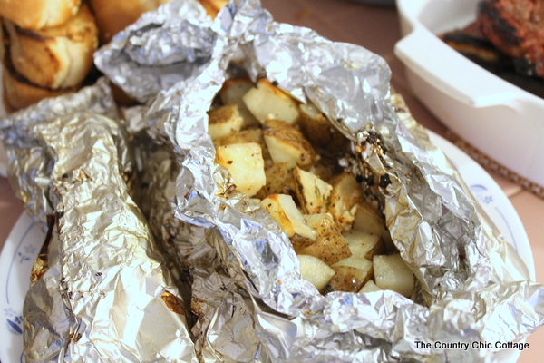 A great recipe for grilled potato packets with garlic and thyme. Grab this recipe then add them to the grill next time you cook out. A great recipe for grilled potato packets with garlic and thyme. Grab this recipe then add them to the grill next time you cook out.