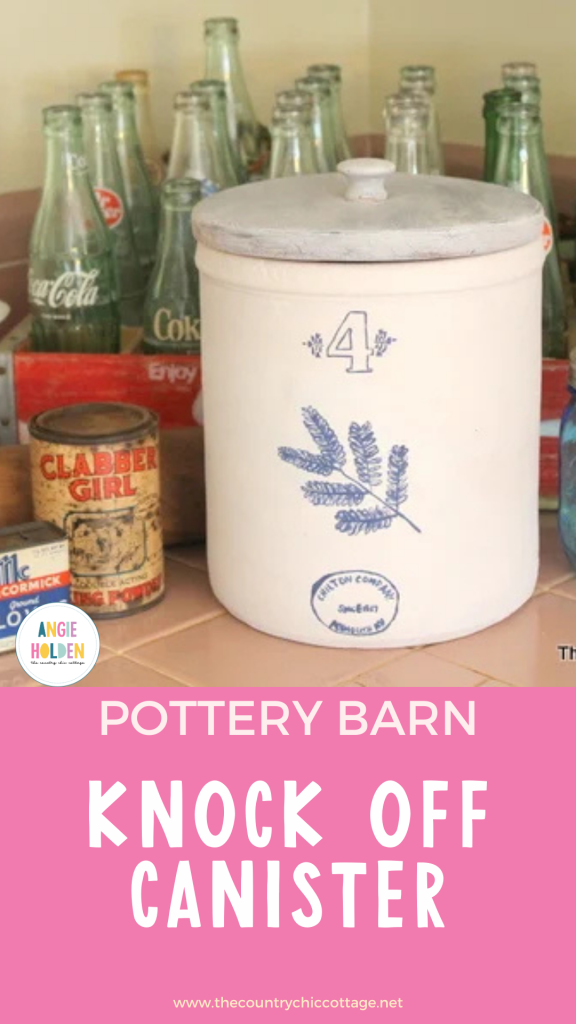 pottery barn knock off canister
