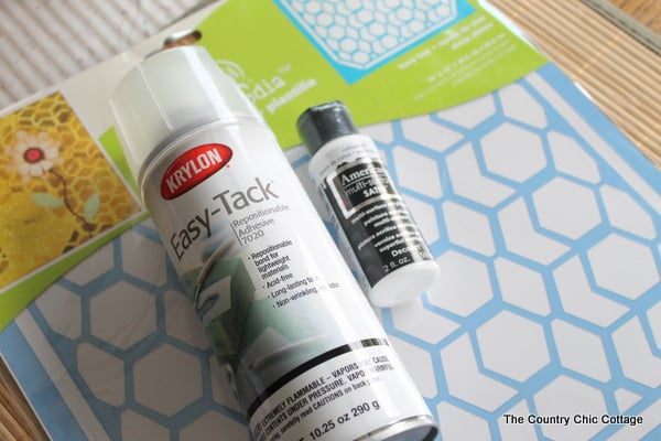 DIY Color Block Mirror -- make this mirrored art for any room in your home easily with a few simple steps. Click to see where to buy the boards, mirrors, paint and stencils to make this great mirror! supplies needed to make a DIY color block mirror