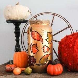 mason jar candle holder