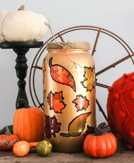 mason jar candle holder