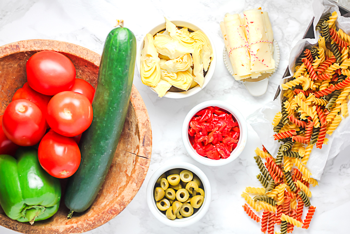 pasta salad ingredients