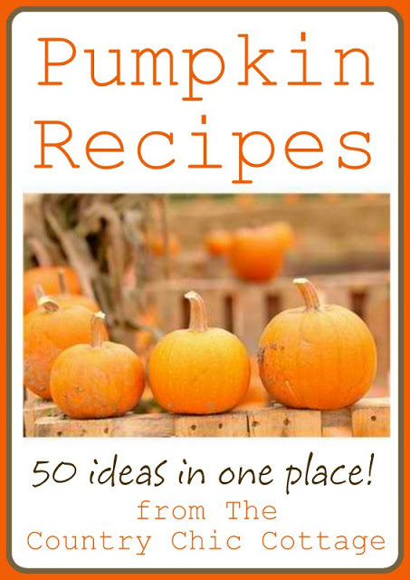 Pumpkin Recipes -- come get 50 ideas for pumpkins recipes all in one place!