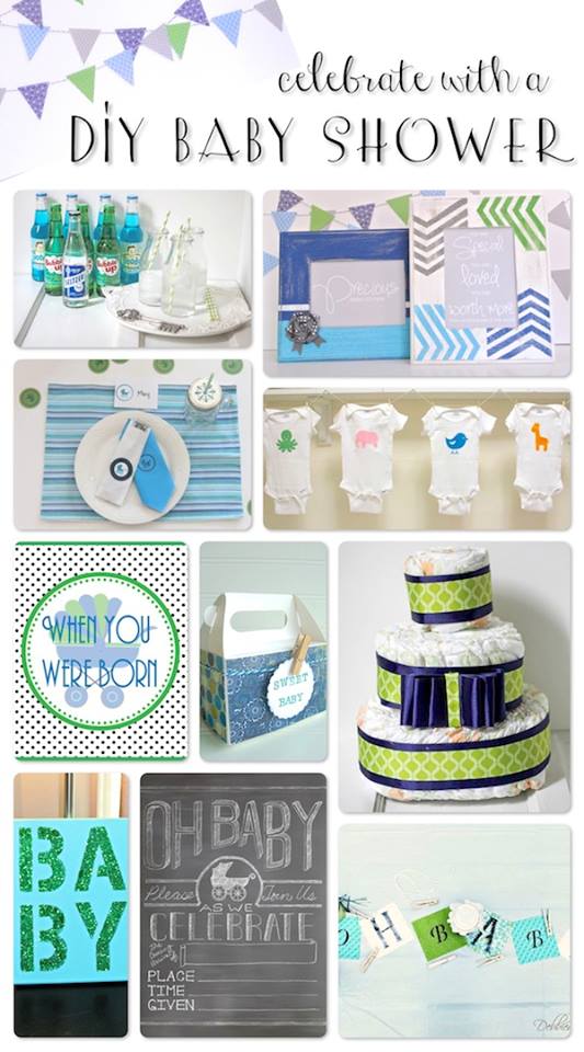 DIY Baby Shower Decorations a virtual SURPRISE baby shower! The Country Chic Cottage