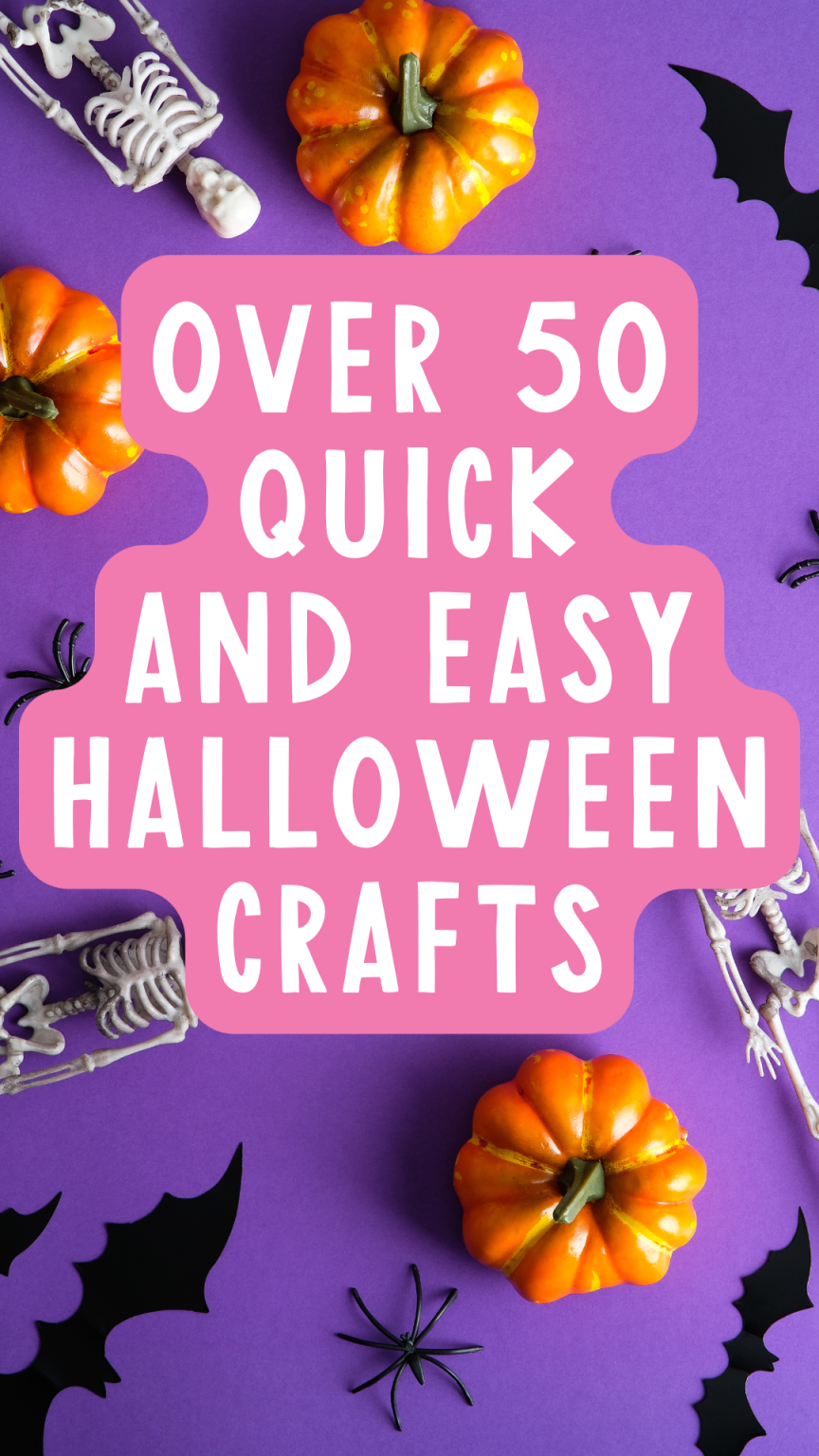 Easy Halloween Crafts - over 50 ideas under 15 minutes! - Angie Holden ...