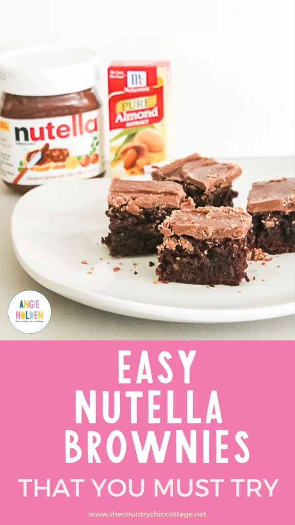 easy Nutella brownies