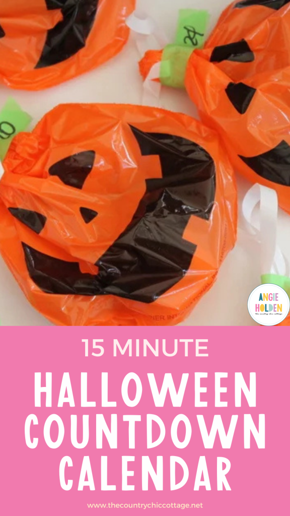 Halloween countdown calendar