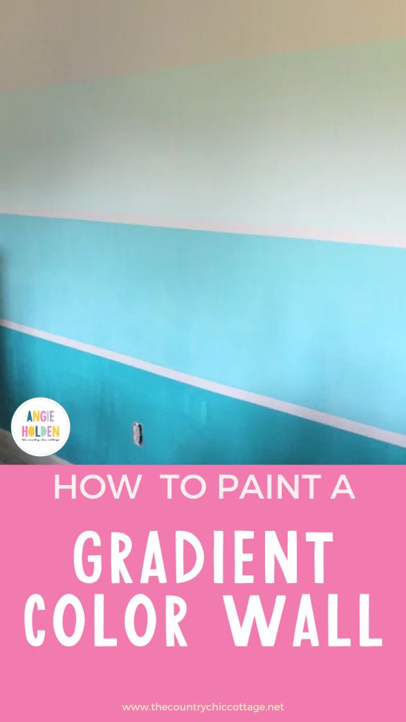 how to pain a gradient color wall